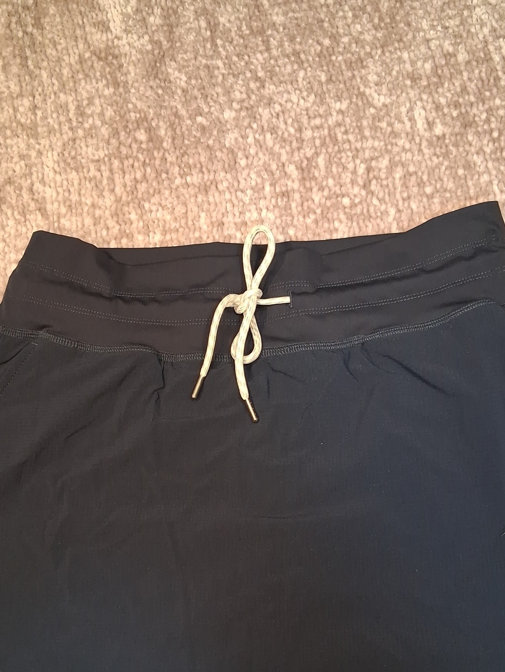 Vuori Navy Athletic Skort with Light Drawcord - Picture 3 of 8